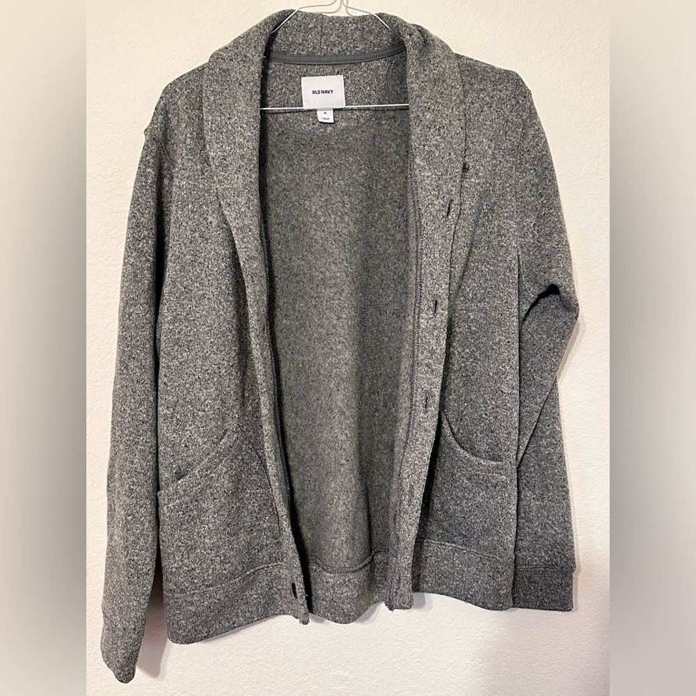 Old Navy Men’s Gray Cardigan Sweater XL